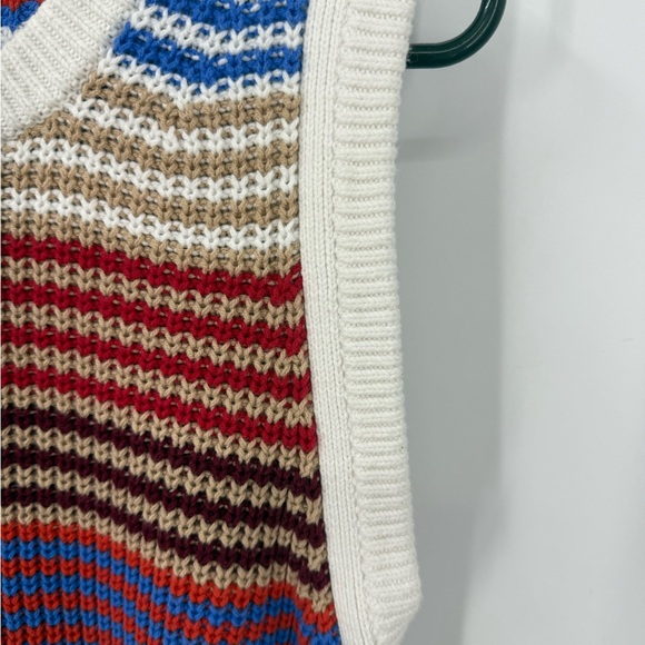 LOFT Colorful Striped Knit Sweater - Picture 3 of 11